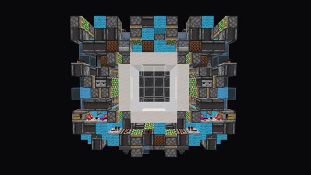 【Java】 4x4 Glass Cave Door
