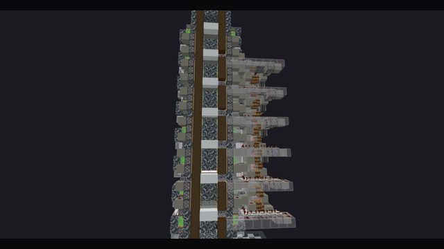 制作途中のエレベーター(統合版)
