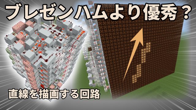 高速で小型な直線描画回路(独自アルゴリズム)