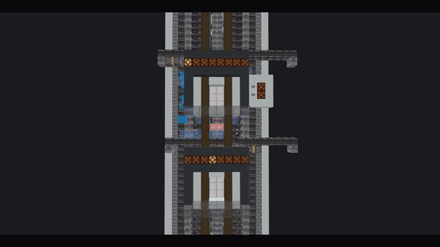 製作途中のエレベーター