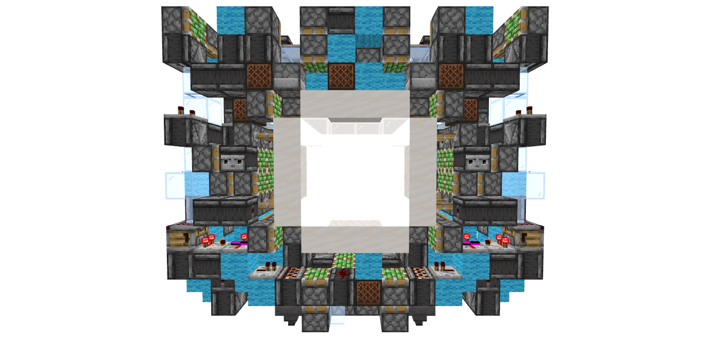 【Java】 4x4 Glass Cave Door